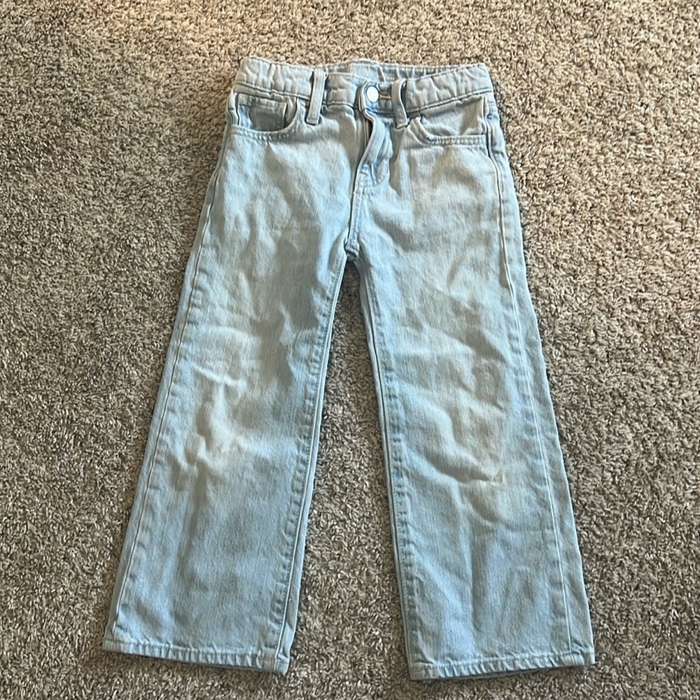 Girls size 6 baggy high rise jeans